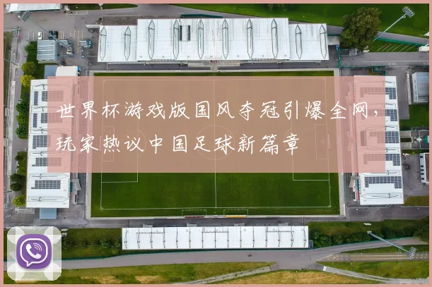 世界杯游戏版国风夺冠引爆全网，玩家热议中国足球新篇章