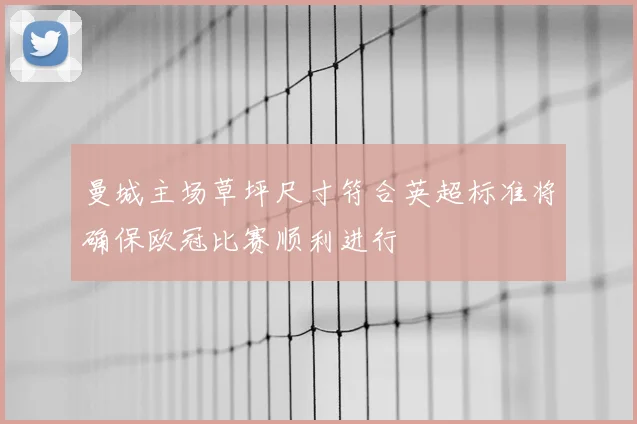 曼城主场草坪尺寸符合英超标准将确保欧冠比赛顺利进行